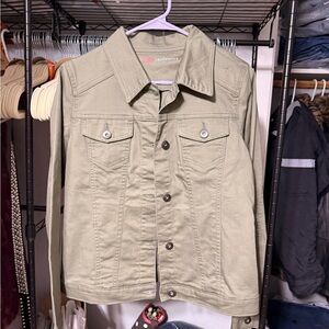 Wrangler Women's Jean Jacket olive green, army green